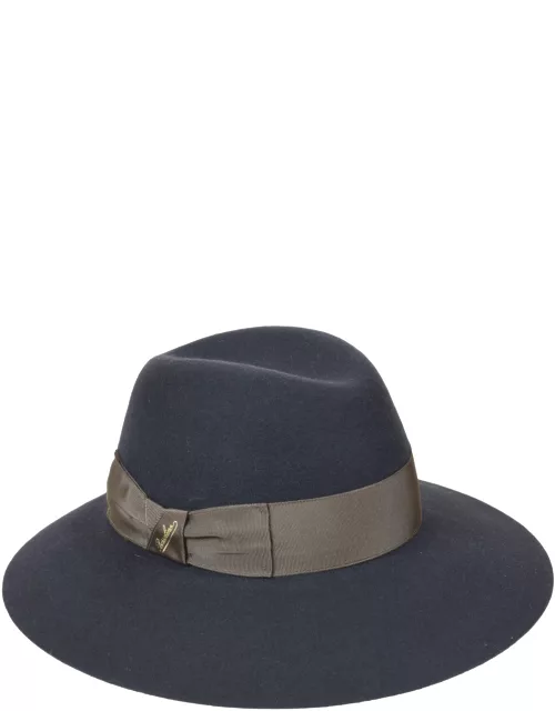 Borsalino Bow Detail Don Hat