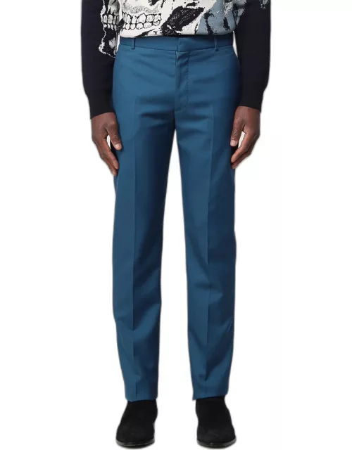 Trousers ALEXANDER MCQUEEN Men colour Blue