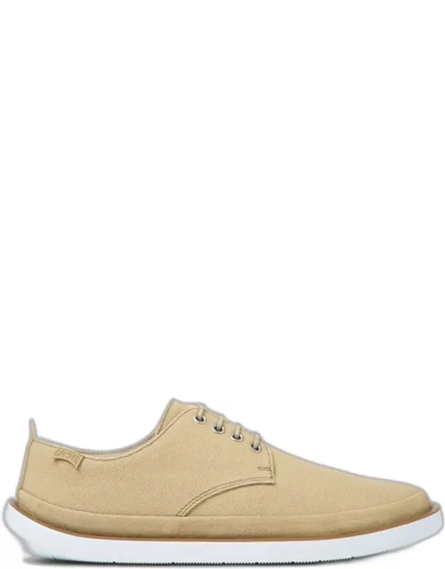 Camper Wagon ankle boots in cotton and leather