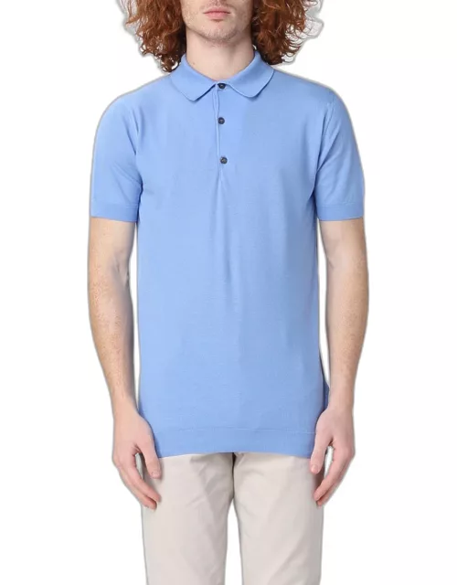 Polo Shirt JOHN SMEDLEY Men colour Sky Blue