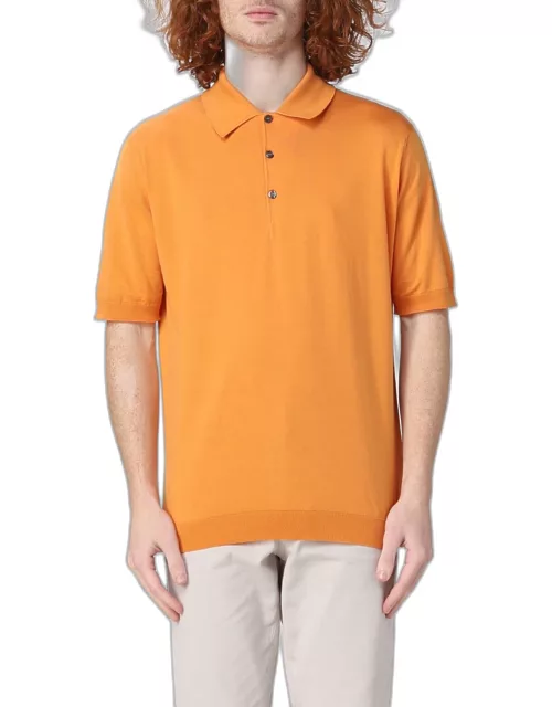 Polo Shirt JOHN SMEDLEY Men colour Tangerine