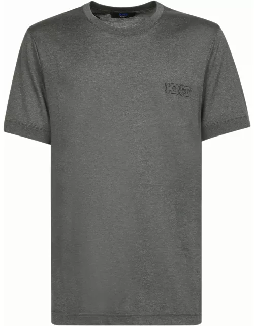 Kiton Basic Line T-shirt With Logo