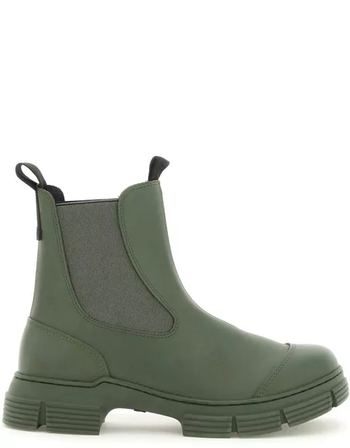 Ganni Recycled Rubber Ankle Boot