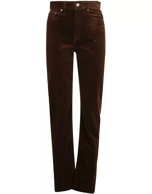 Ralph Lauren Button Detailed Straight Leg Trouser