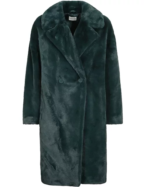 Parosh Double-breasted Fur Coat