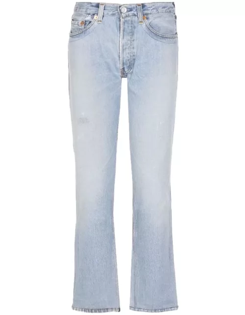 RE/DONE Flared Jeans In Deni