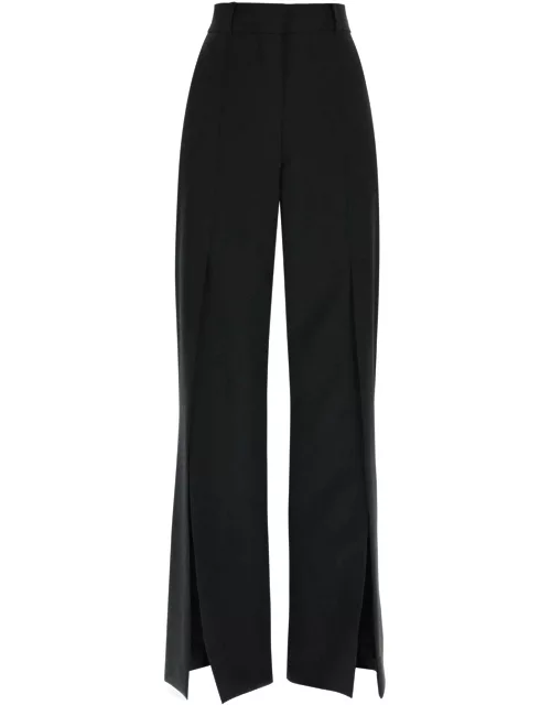 Burberry Wool Trousers With Slit
