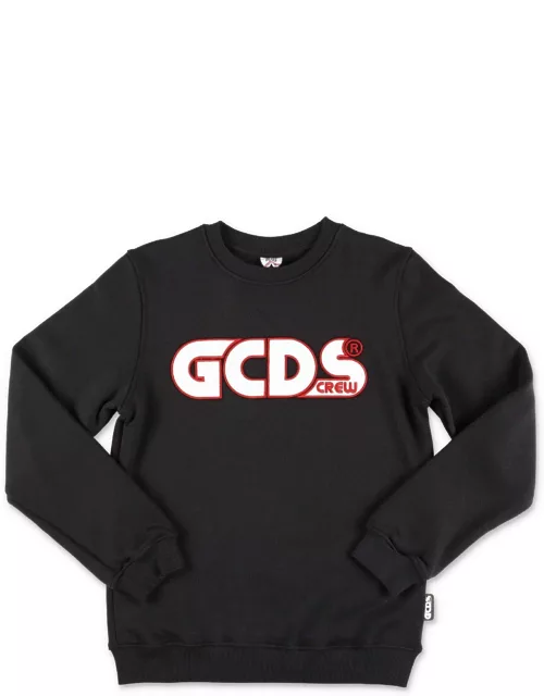 GCDS Mini Logo Print Crewneck Sweatshirt