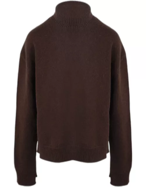 Laneus Boxy Turtleneck Sweater