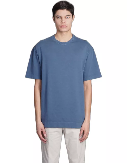Massimo Alba Nevis T-shirt In Blue Cotton