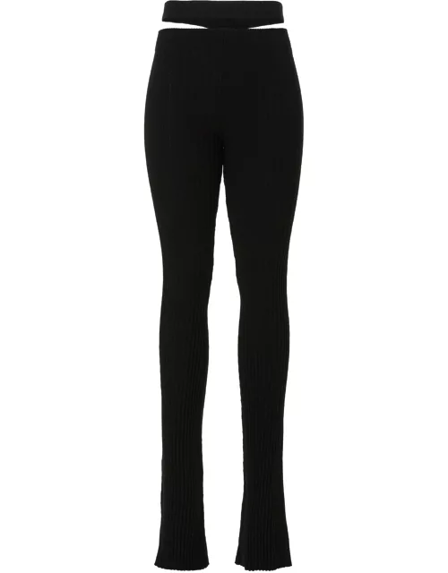 ANDREĀDAMO Cut Out Ribbed Pant