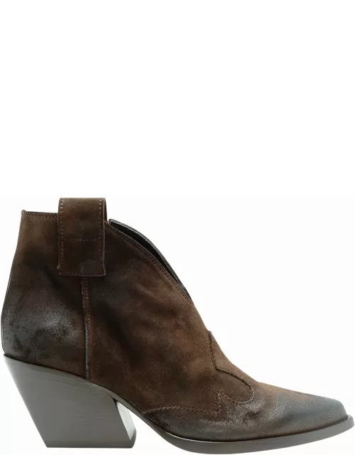 Elena Iachi Suede Ankle Boot