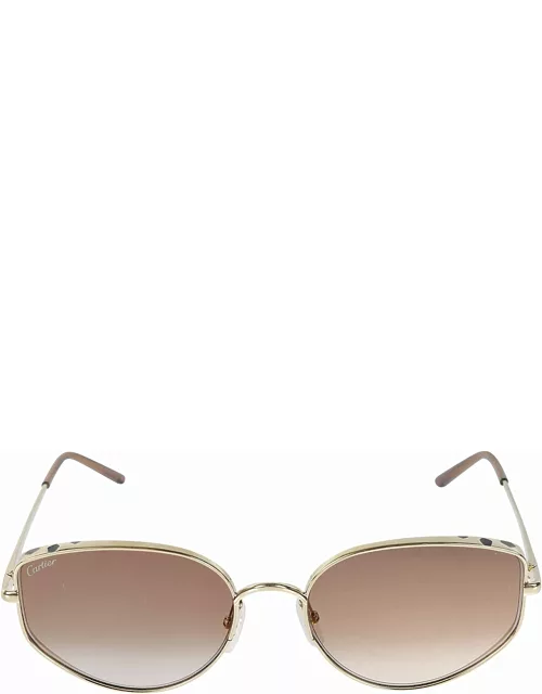 Cartier Eyewear Abstract Sunglasse