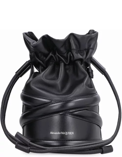 Alexander McQueen The Soft Curve Leather Bucket Bag