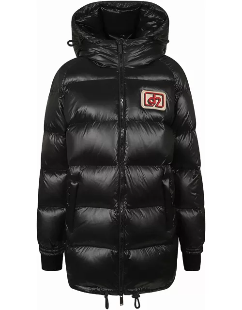 Dsquared2 Logo Patched Puffer Jacket