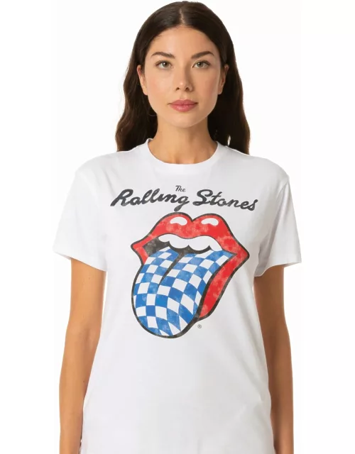 MC2 Saint Barth Woman Cotton T-shirt With Rolling Stones Print Rolling Stones® Special Edition