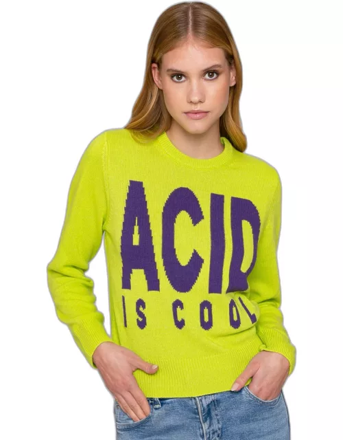 MC2 Saint Barth Woman Acid Green Sweater acid Is Coo
