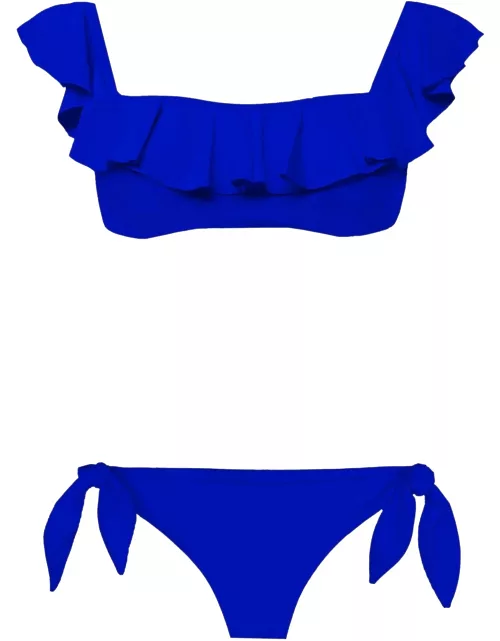 MC2 Saint Barth Off-shoulder Ruffled Bluette Bikini