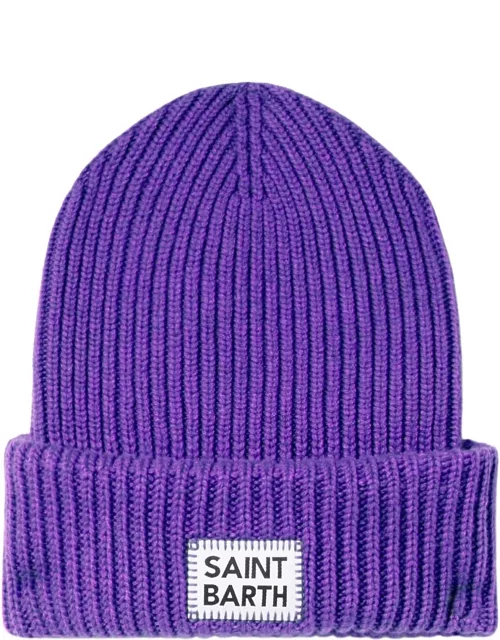 MC2 Saint Barth Woman Purple Knit Beanie