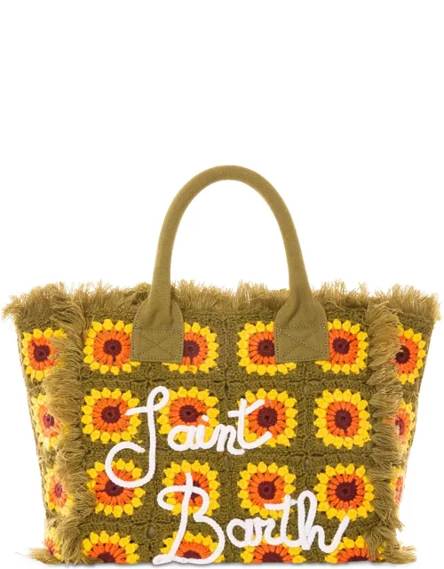 MC2 Saint Barth Vanity Crochet Flower Shoulder Bag