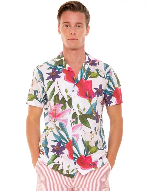 MC2 Saint Barth Tropical Print Man Shirt