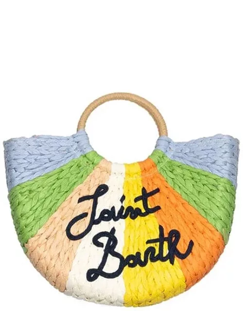 MC2 Saint Barth Straw Bags With Round Handle