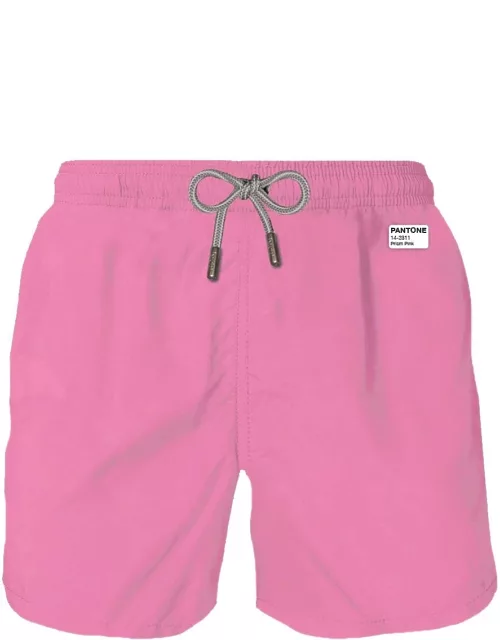 MC2 Saint Barth Man Pink Swim Shorts Pantone Special Edition