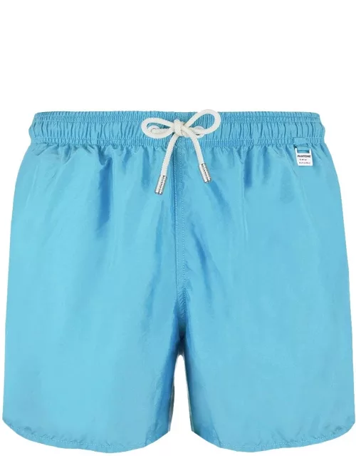 MC2 Saint Barth Man Light Blue Swim Shorts Pantone Special Edition