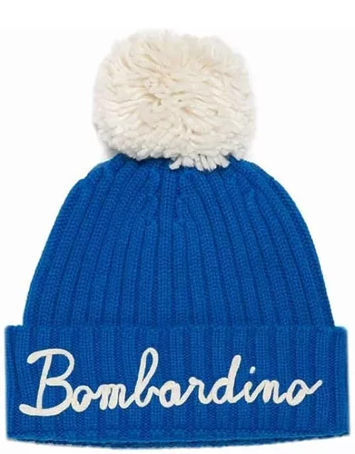 MC2 Saint Barth Hat With Pompon And Bombardino Embroidery