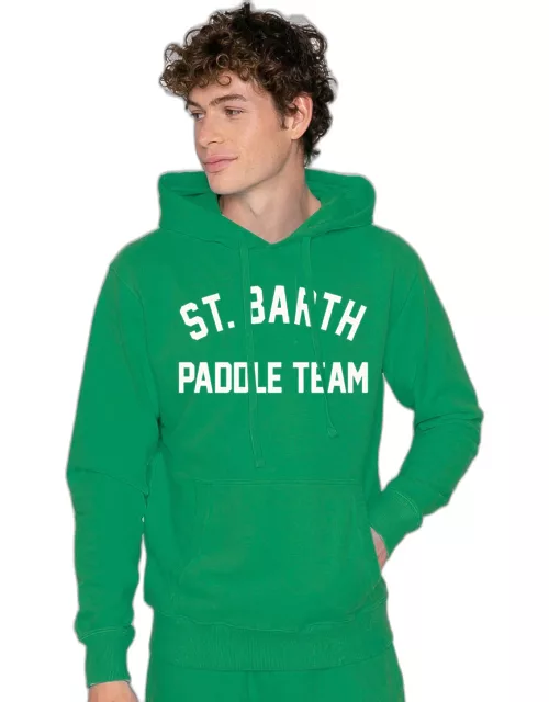 MC2 Saint Barth Cotton Hoodie With St. Barth Padel Team Print