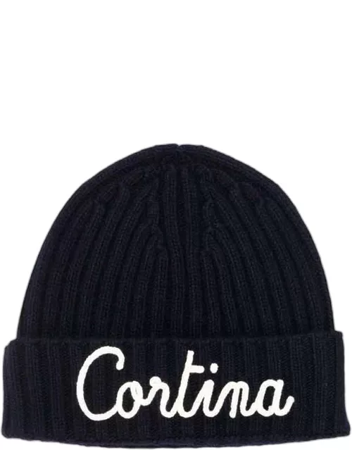 MC2 Saint Barth Cashmere Blend Embroidered Hat Cortina