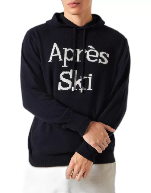 MC2 Saint Barth Man Hoodie Sweater With Après Ski Embroidery