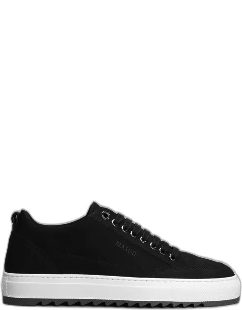 Mason Garments Tia Sneakers In Black Nubuck