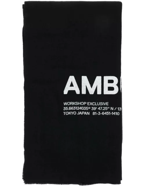 AMBUSH Wool Scarf With Logo Print