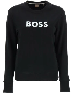 Hugo Boss Logo Print Crew-neck Sweatshirt