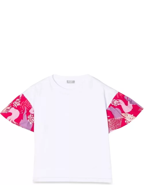 Il Gufo White/red Short Sleeve T-shirt