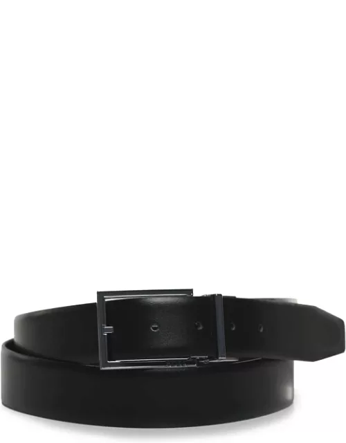Hugo Boss Leather Belt With Metal Buckle