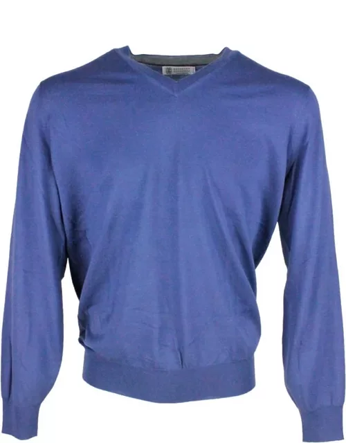 Brunello Cucinelli Long-sleeved V-neck Sweater