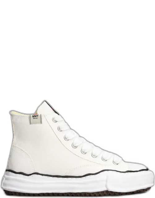 Mihara Yasuhiro Peterson Sneakers In White Canva