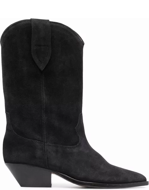 Isabel Marant Womans Black Duerto Suede Boot