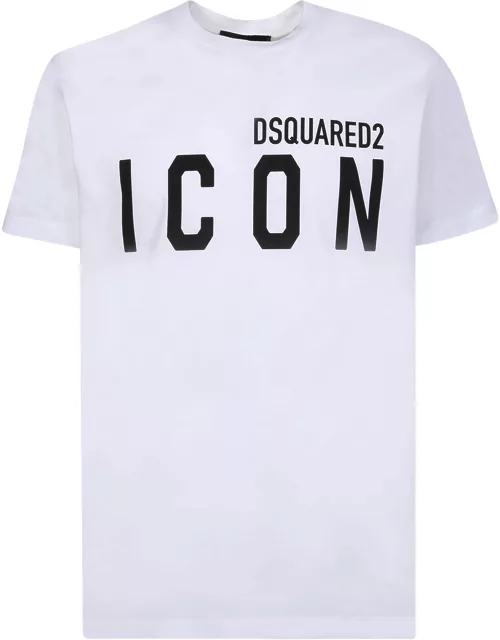 Dsquared2 White And Black Icon T-shirt