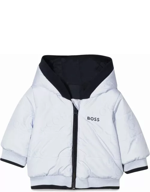 Hugo Boss Reversible Down Jacket With Hood