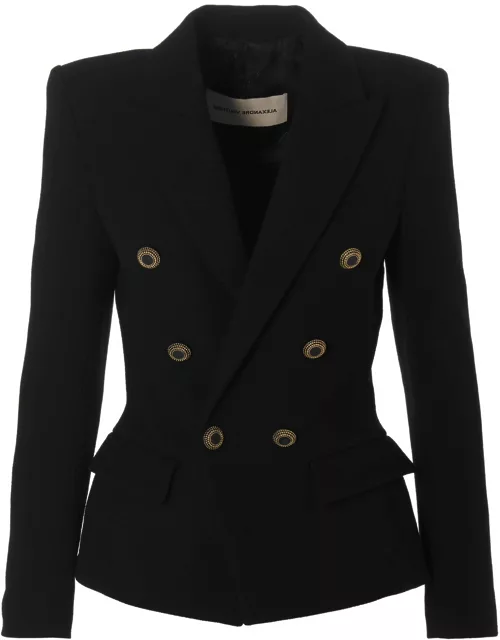 Alexandre Vauthier Double-breasted Wool Blazer Jacket