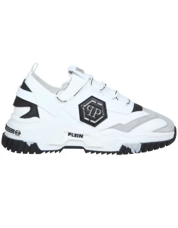 Philipp Plein Sneakers Trainer Predator In Fabric And Leather