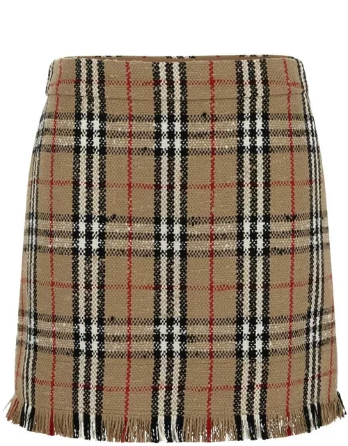 Burberry Vintage Check Miniskirt