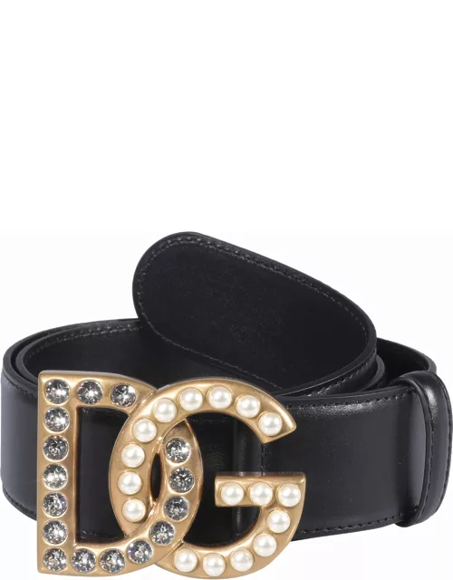 Dolce & Gabbana Dg Jewel Logo Belt