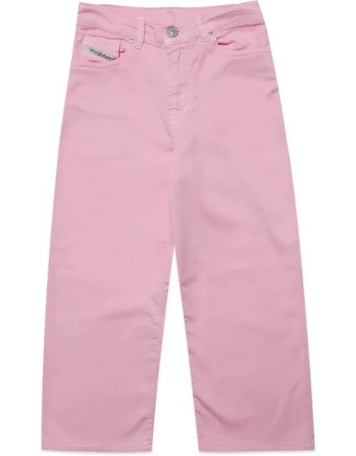 2000-j Jjj Trousers Diesel Joggjeans® 2000 Flare Mid-rise Pastel Pink