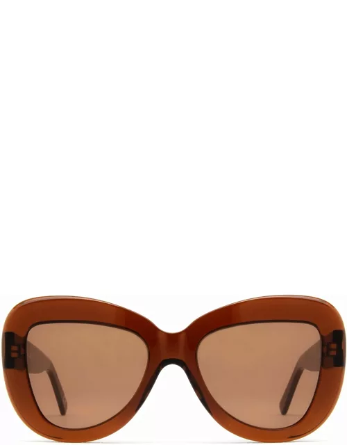 Marni Eyewear Elephant Island Crystal Bordeaux Sunglasse
