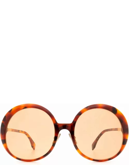 Fendi Eyewear Ff 0430/s Red Havana Sunglasse