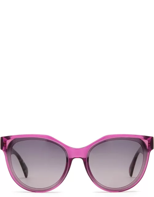 Police Splc22e Transparent Pink Sunglasse